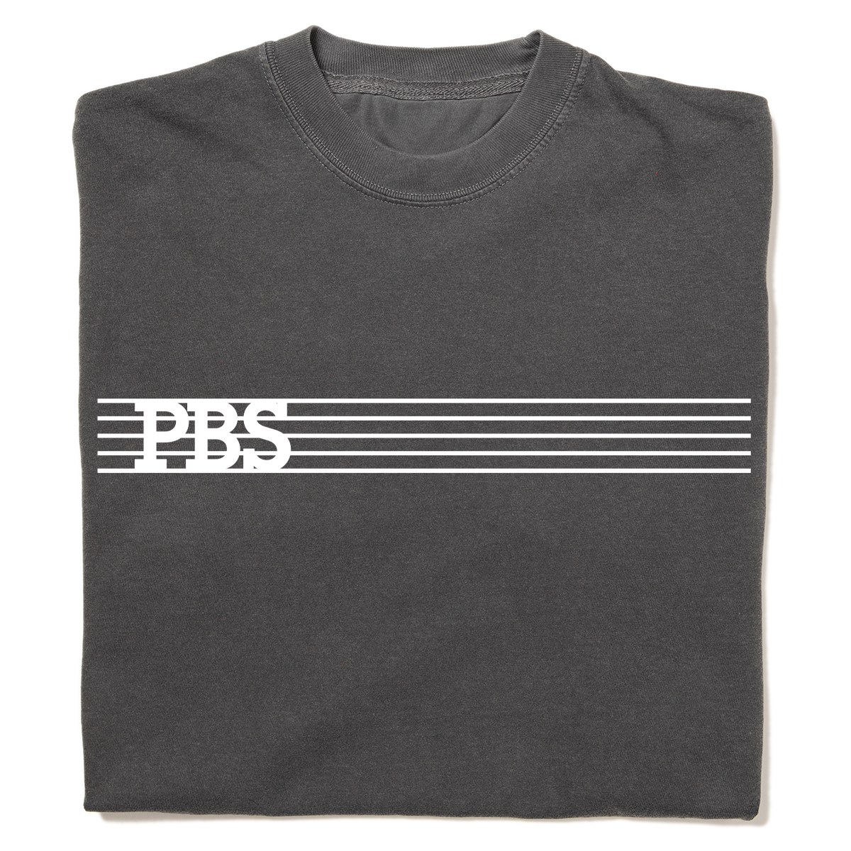 PBS Stripes Logo Garment-Dyed Shirt