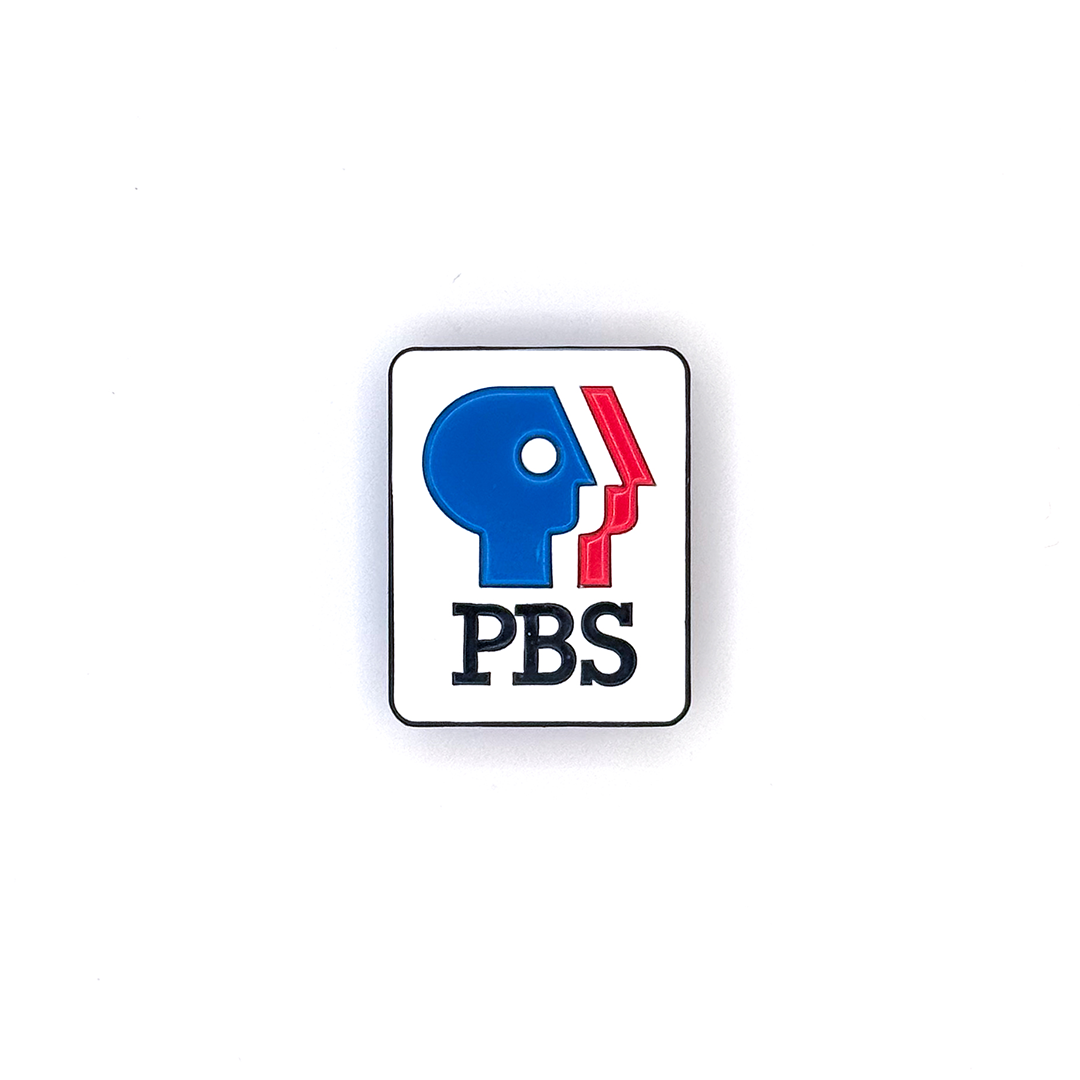 PBS 1980s Logo Enamel Pin