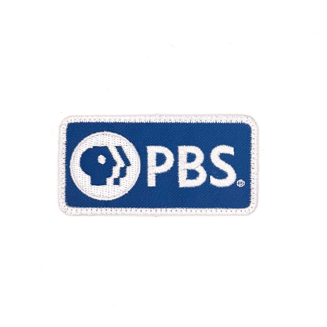 PBS Logo Print Stitch Patch