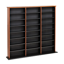 Alternate Image 2 for Triple Width Wall Media Storage for DVDs & CDs