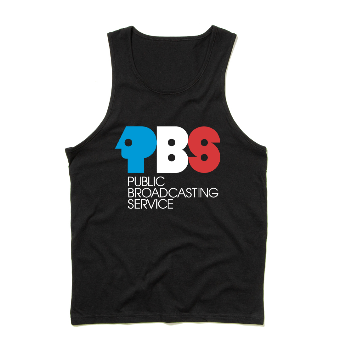 PBS 1970s USA Logo Tank Top