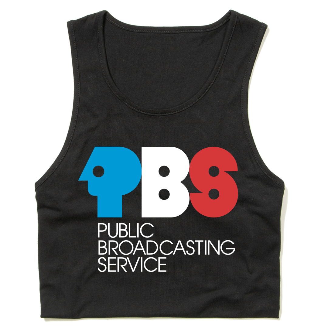 PBS 1970s USA Logo Tank Top