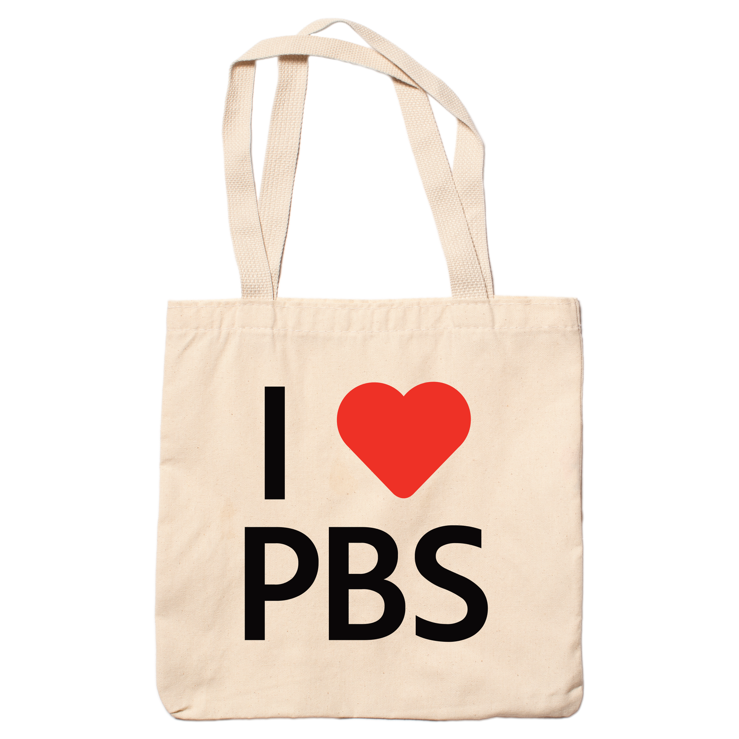 I Heart PBS Tote Bag