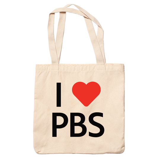 I Heart PBS Tote Bag