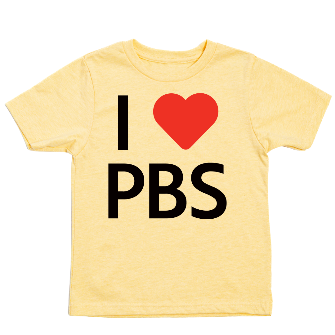 I Heart PBS Youth Shirt