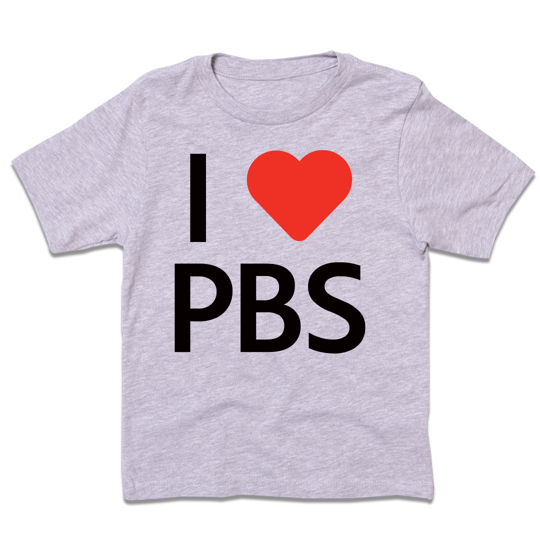 I Heart PBS Youth Shirt