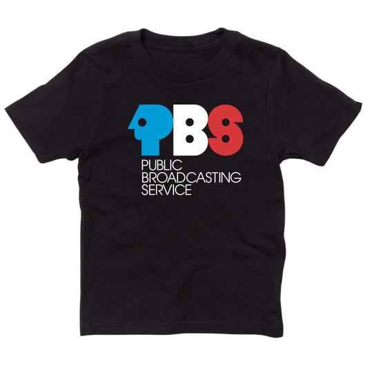 PBS 1970s Red White and Blue Logo Youth Shirt