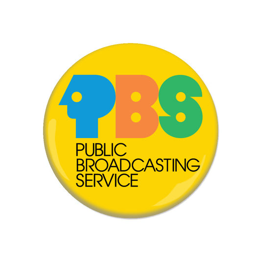 PBS 1970s Logo Button