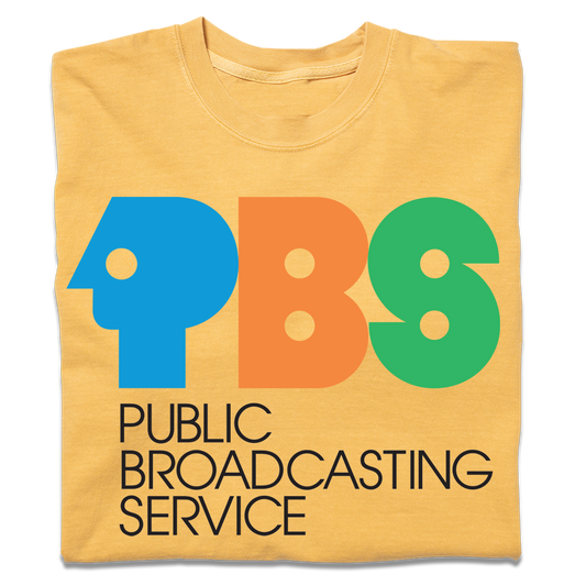 PBS 1970s Logo Garment-Dyed Shirt
