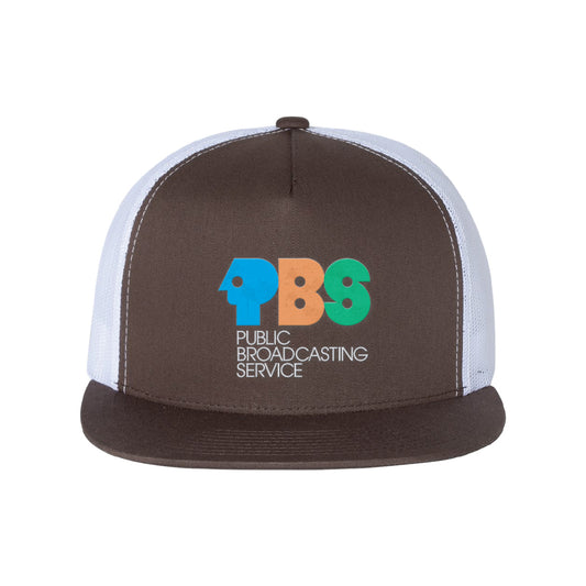 PBS 1970s Full Color Logo Trucker Hat