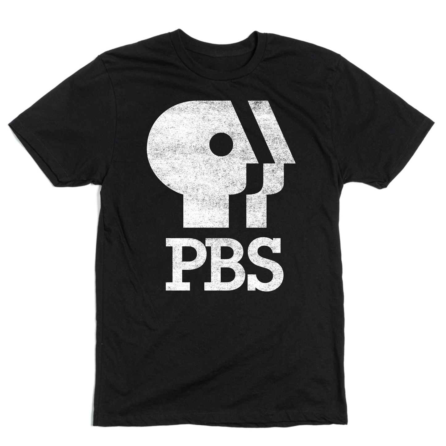 PBS 1980s Distressed Logo Shirt