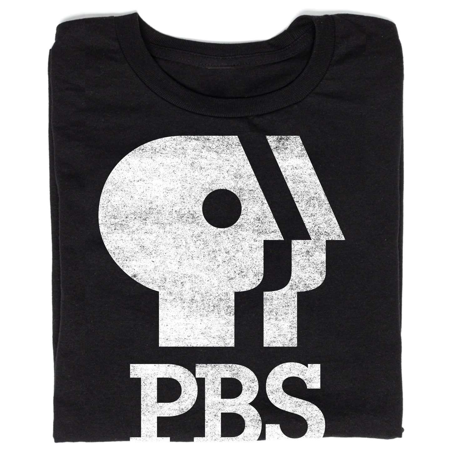 PBS 1980s Distressed Logo Shirt