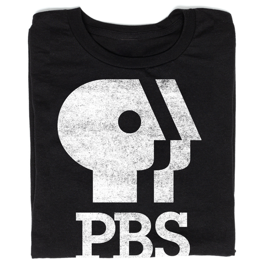 PBS 1980s Distressed Logo Shirt