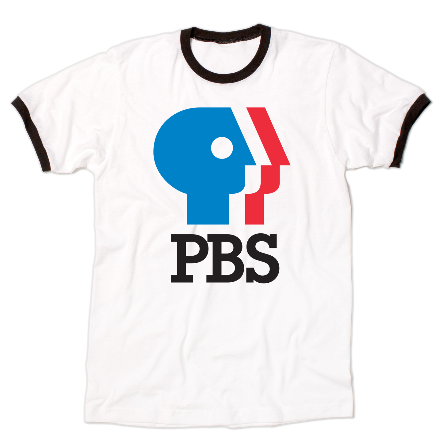 PBS 1980s Logo Ringer Shirt