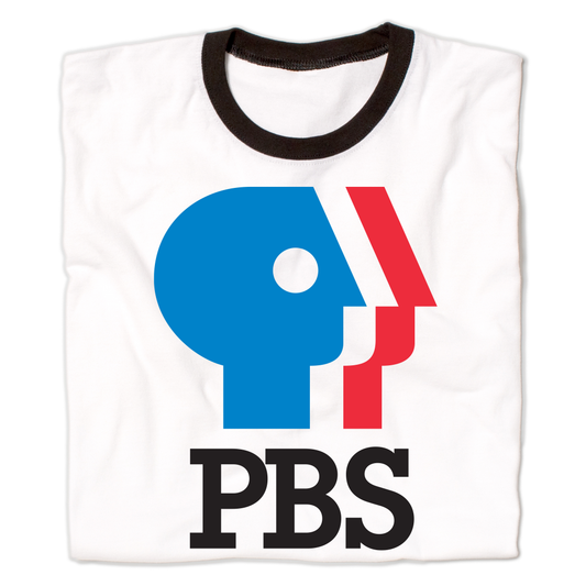 PBS 1980s Logo Ringer Shirt