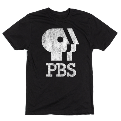 PBS 1980s Distressed Logo Shirt