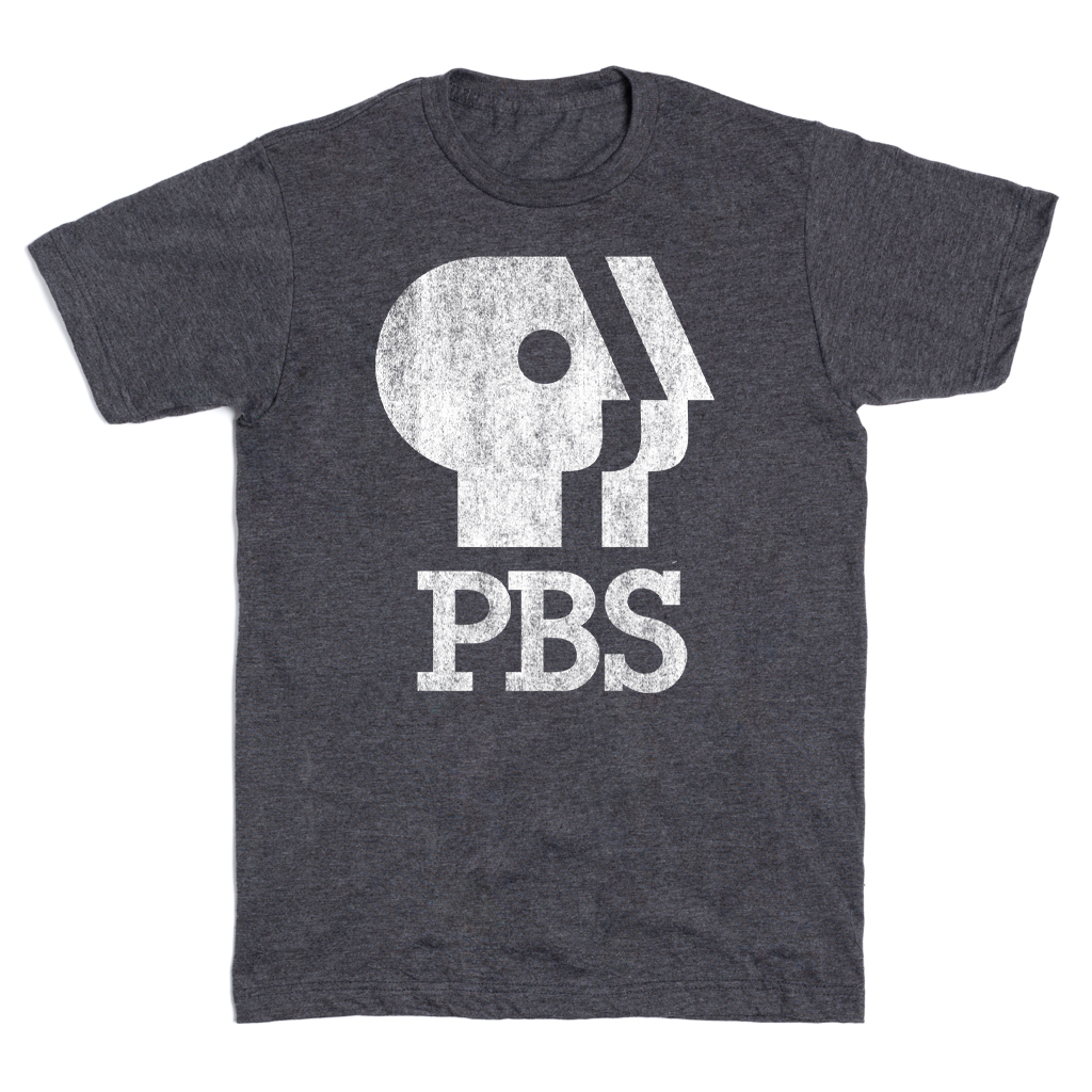 PBS 1980s Distressed Logo Shirt