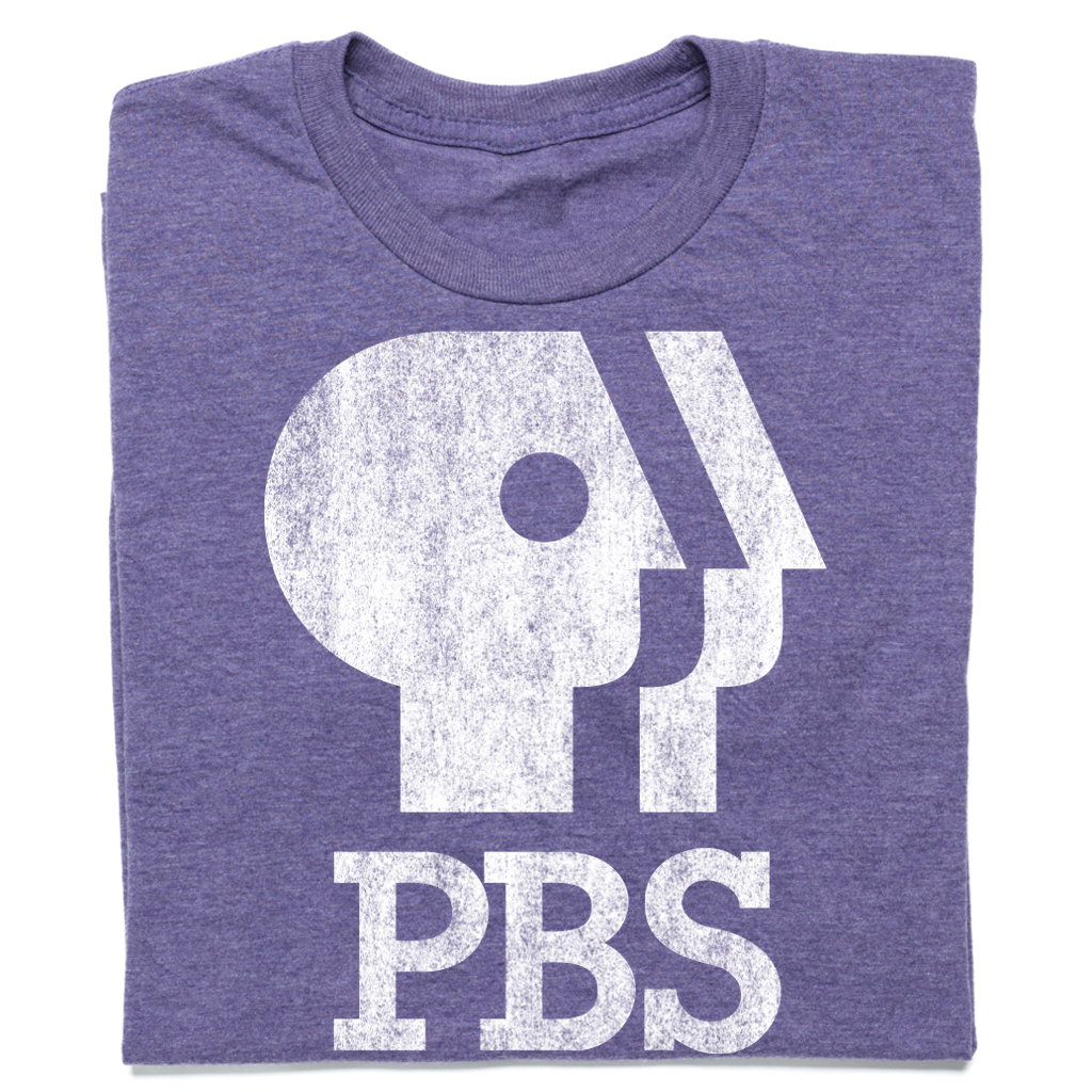 PBS 1980s Distressed Logo Shirt