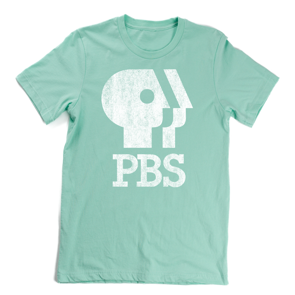 PBS 1980s Distressed Logo Shirt