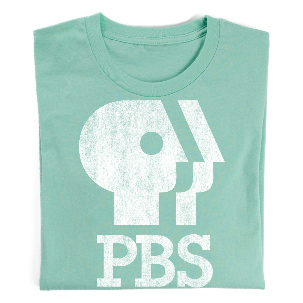 PBS 1980s Distressed Logo Shirt