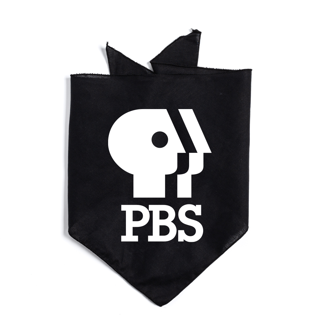 PBS 1980s Logo Dog Bandana