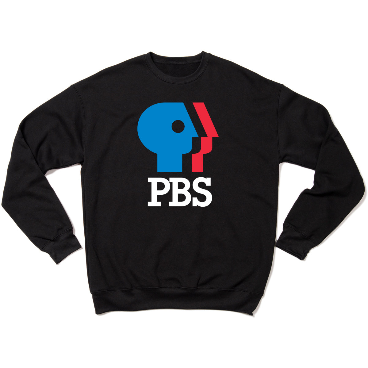 PBS 1980s Full Color Logo Crewneck Sweatshirt