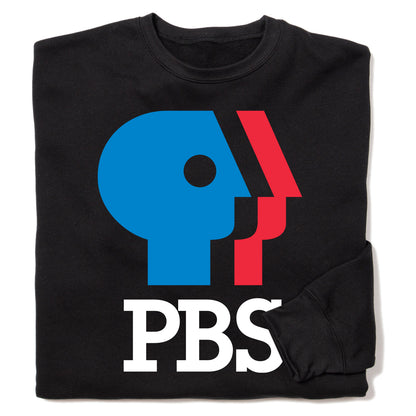 PBS 1980s Full Color Logo Crewneck Sweatshirt