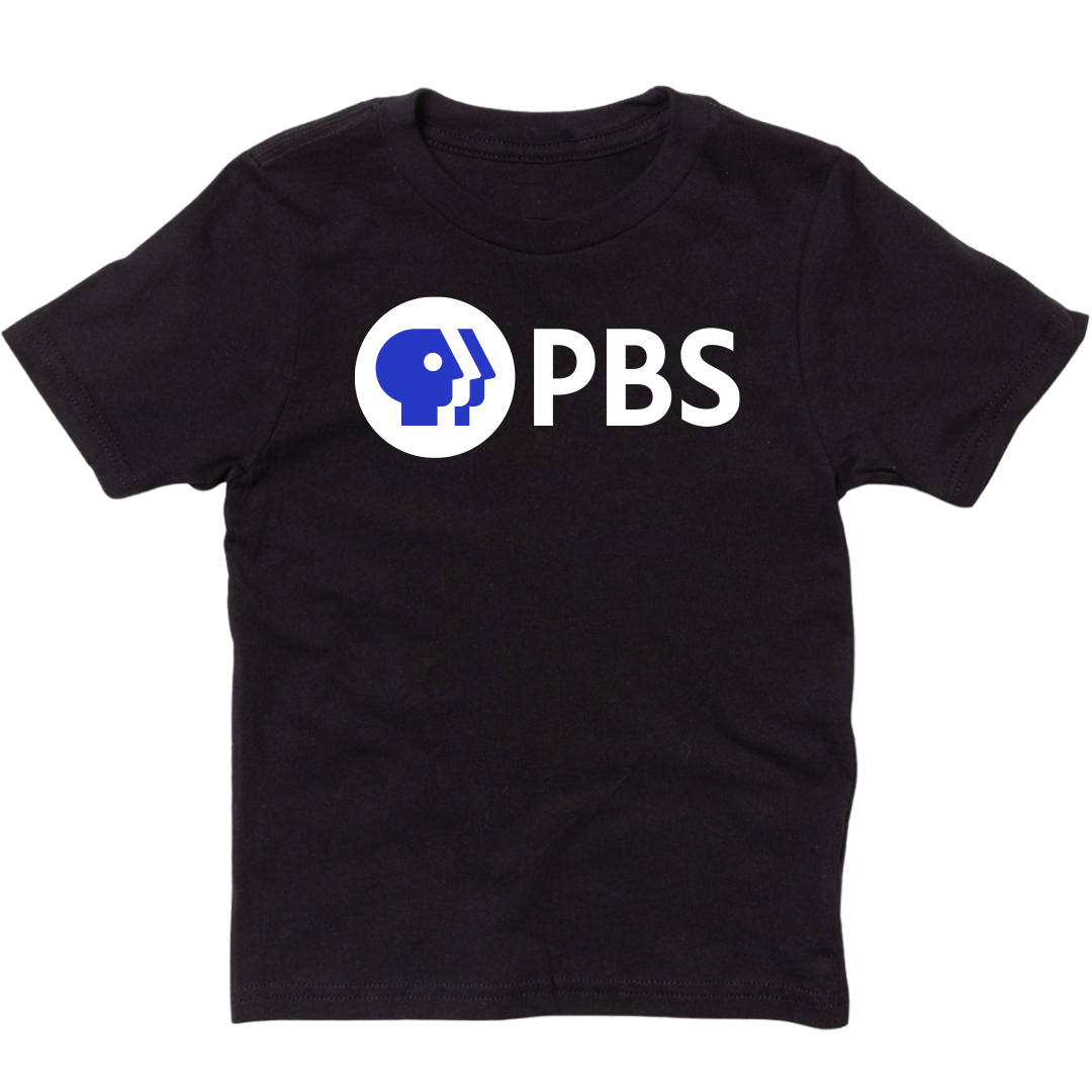 PBS White Logo Youth Shirt