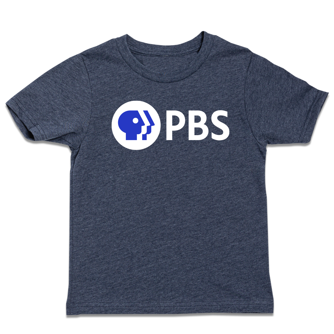 PBS White Logo Youth Shirt