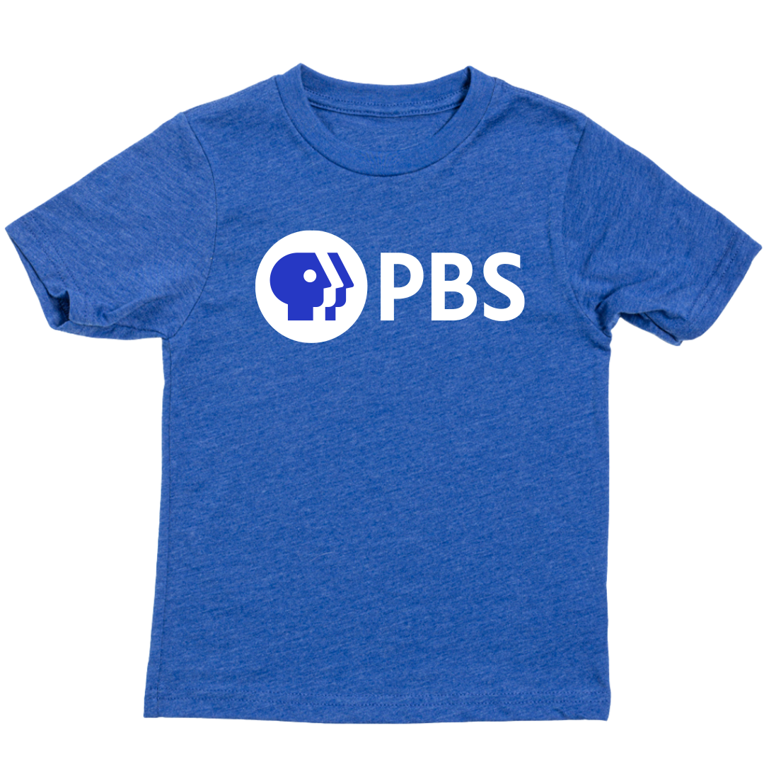 PBS White Logo Youth Shirt
