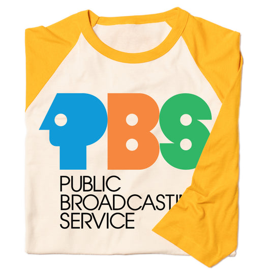 PBS 1970s Logo Raglan Shirt