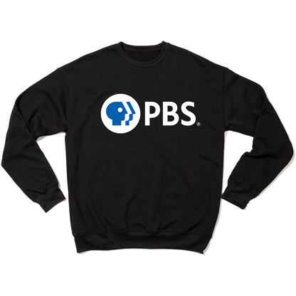 PBS White Logo Crewneck Sweatshirt
