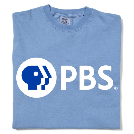 PBS White Logo Garment-Dyed Shirt