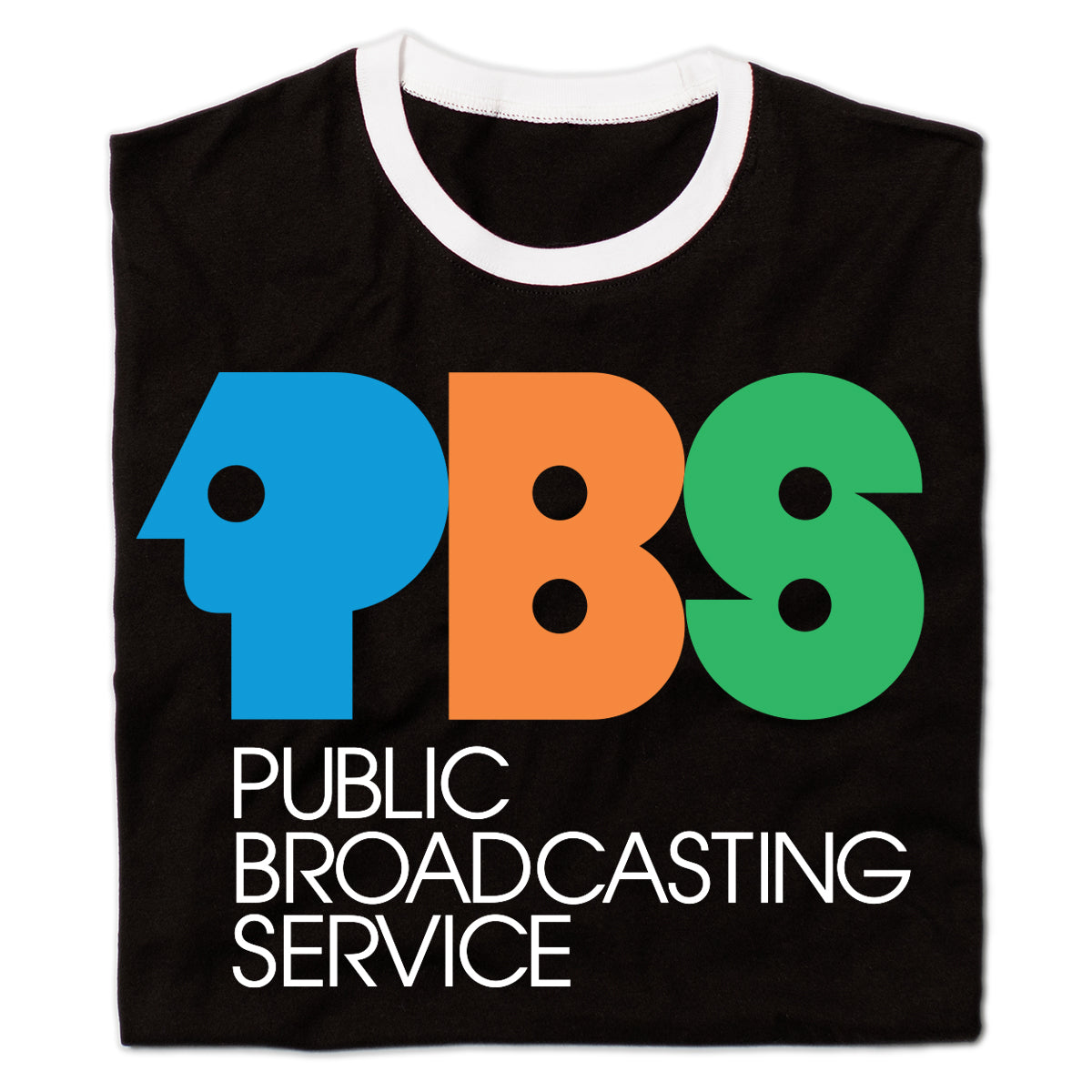 PBS 1970s Logo Ringer Shirt