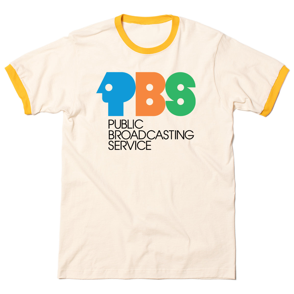 PBS 1970s Logo Ringer Shirt