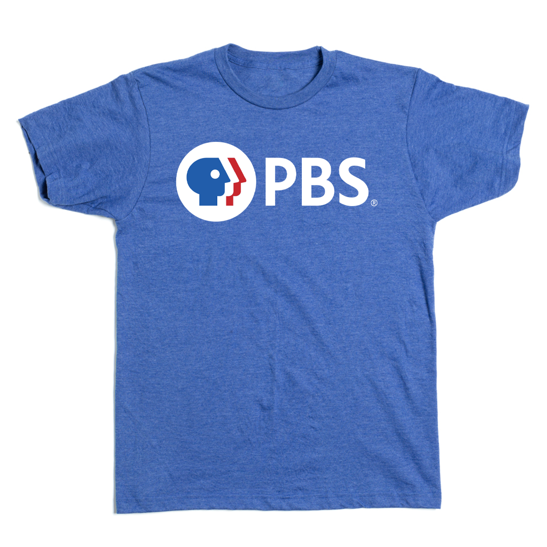 PBS Red White and Blue Logo Shirt