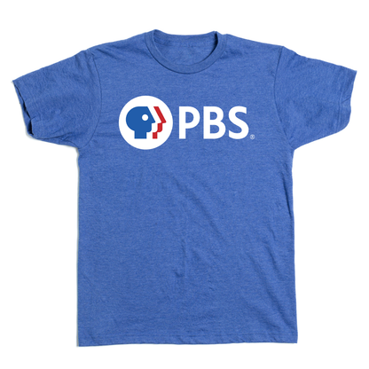 PBS Red White and Blue Logo Shirt