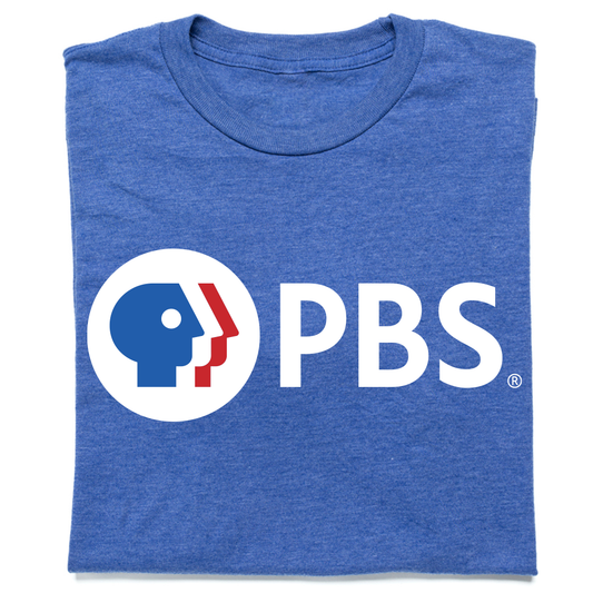 PBS Red White and Blue Logo Shirt