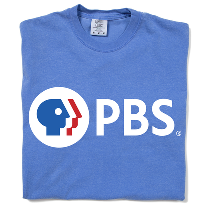 PBS Red White and Blue Logo Garment-Dyed Heavyweight Shirt