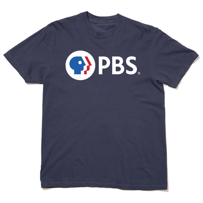 PBS Red White and Blue Logo Garment-Dyed Heavyweight Shirt
