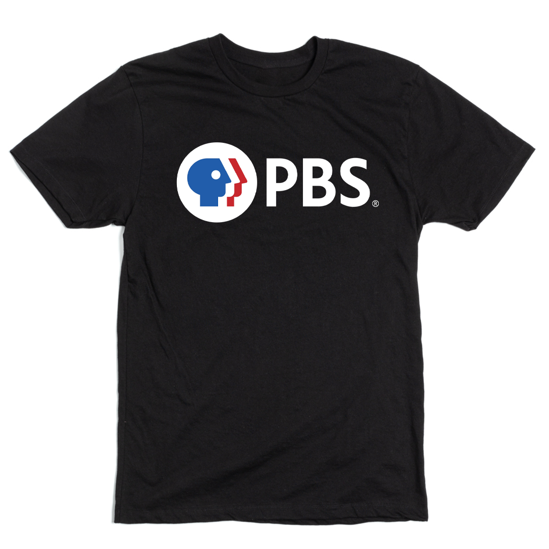 PBS Red White and Blue Logo Shirt