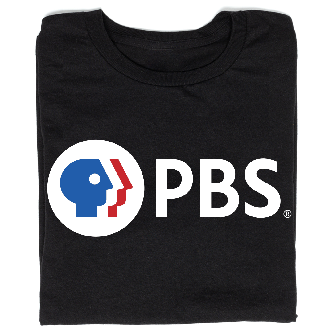 PBS Red White and Blue Logo Shirt