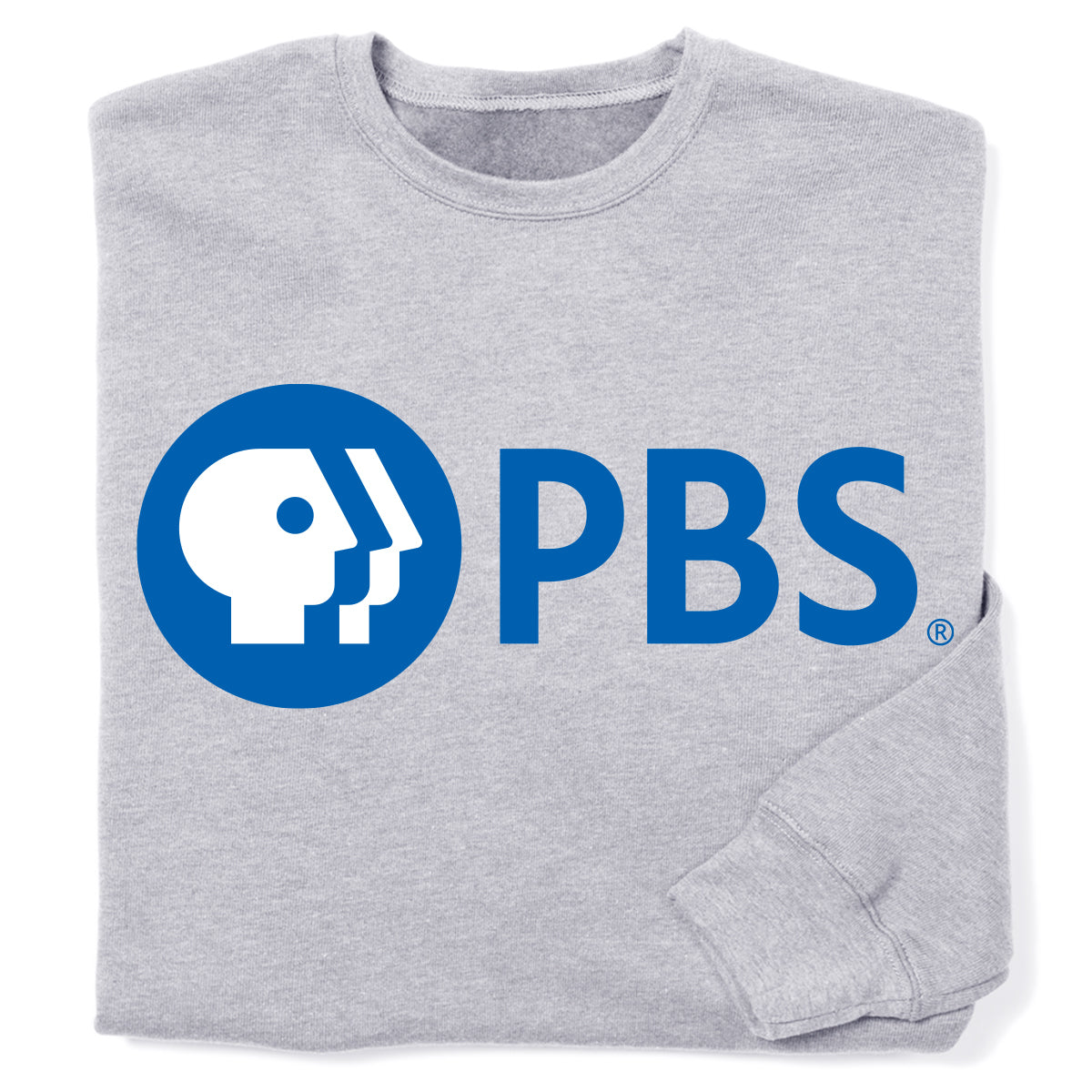 PBS Blue Logo Crewneck Sweatshirt