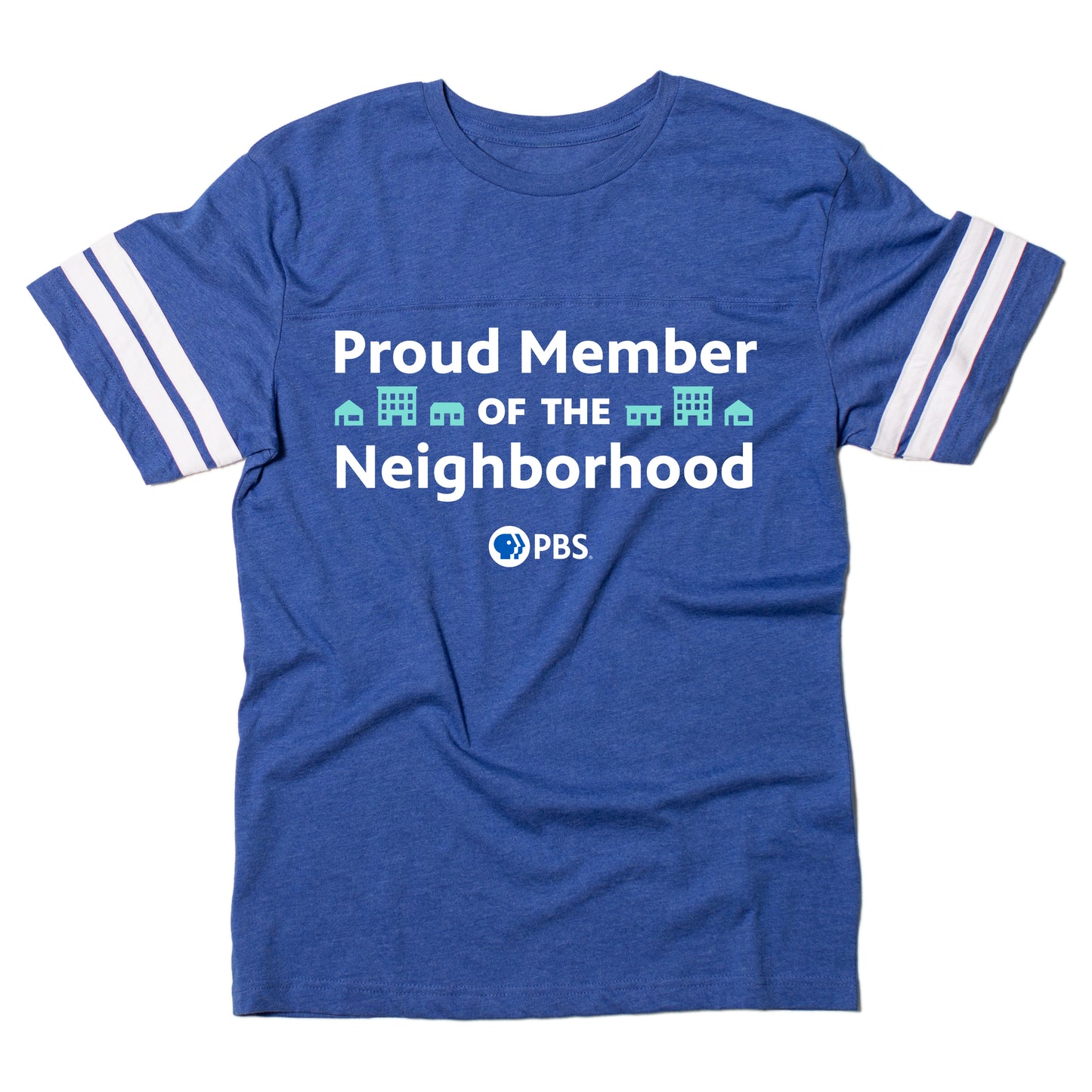 PBS Proud Member of the Neighborhood Football Jersey Tee