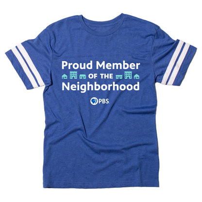 PBS Proud Member of the Neighborhood Football Jersey Tee