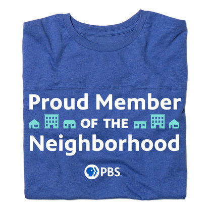 PBS Proud Member of the Neighborhood Football Jersey Tee