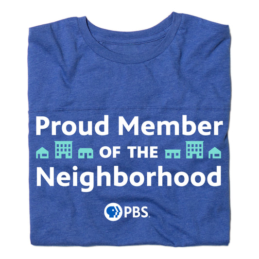 PBS Proud Member of the Neighborhood Football Jersey Tee