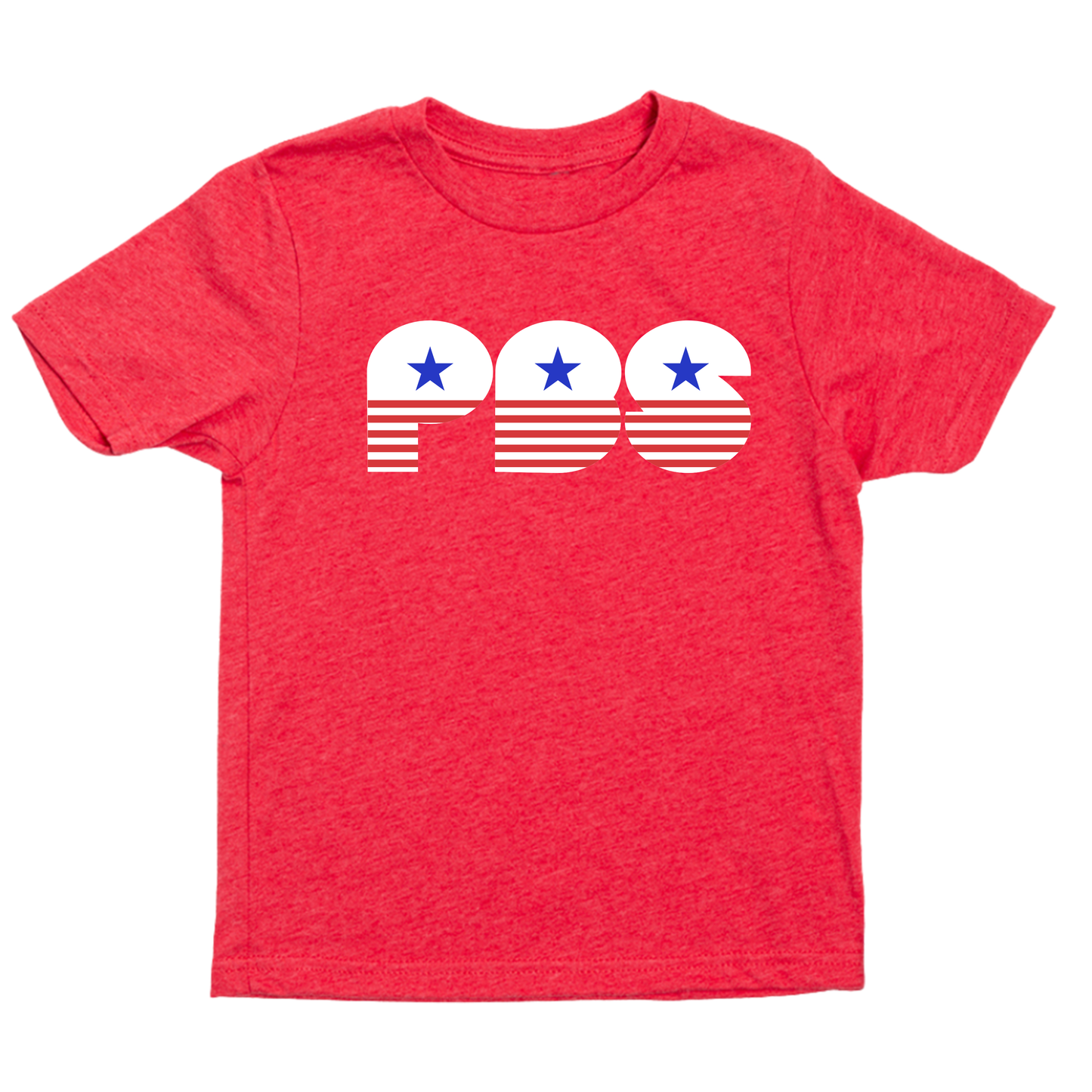 PBS Retro Stars and Stripes Youth Shirt