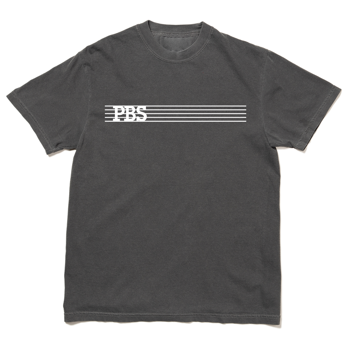 PBS Stripes Logo Garment-Dyed Shirt
