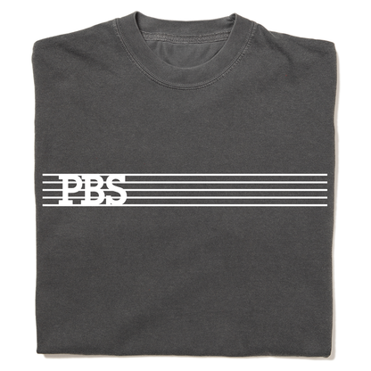 PBS Stripes Logo Garment-Dyed Shirt